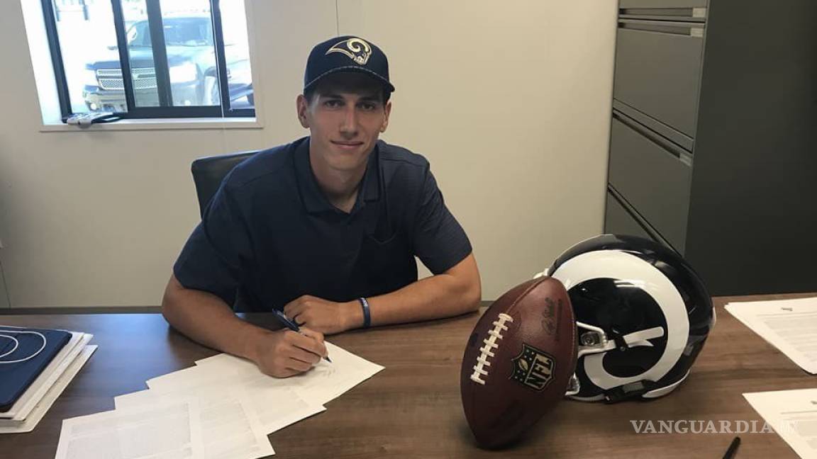 Su papá jugó en el León y el Atlas; él estará en la NFL con los Rams