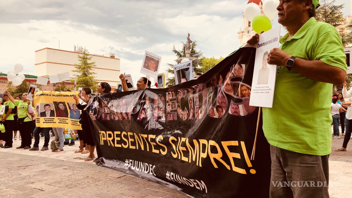 $!Mecanismo Internacional contra la Impunidad, la principal exigencia en la marcha de madres de desaparecidos en Saltillo