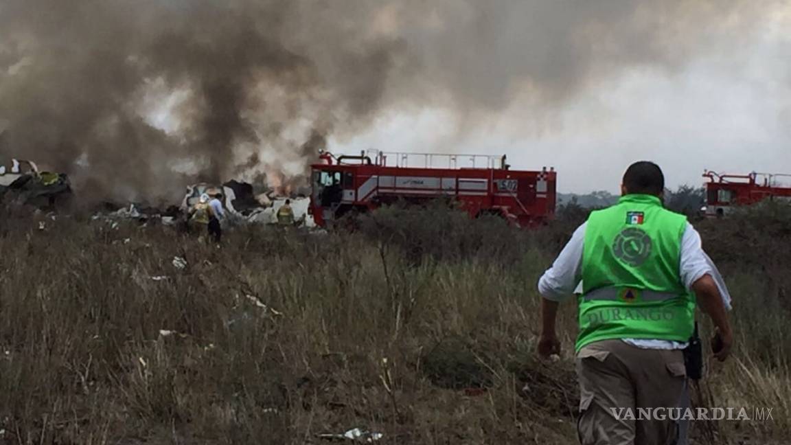 $!Se desploma avión de Aeroméxico a minutos de haber despegado; Gobernador de Durango informa que no hubo fallecidos
