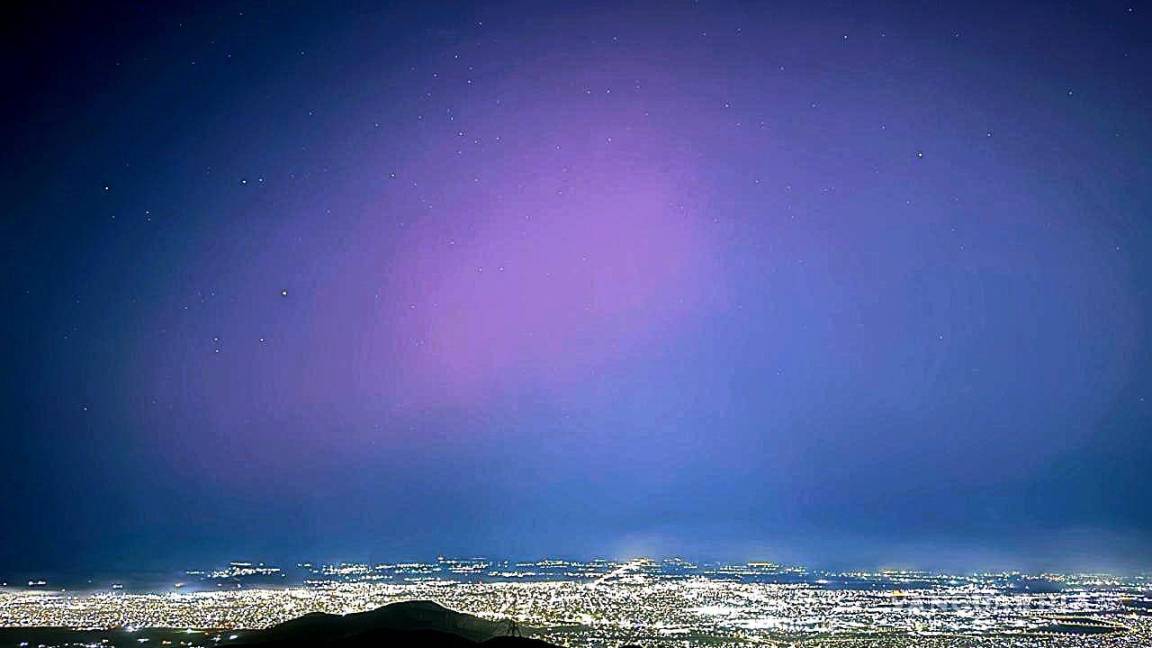 ¡Sí, en Torreón! Se vieron auroras boreales debido a la tormenta solar