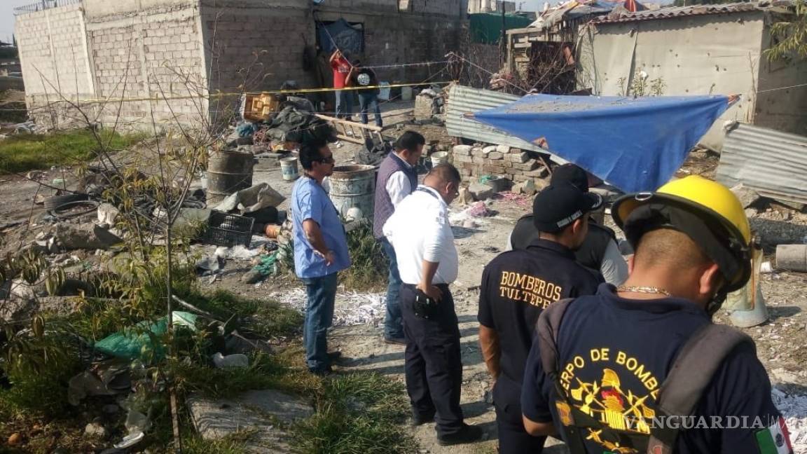 $!Estalla taller clandestino de pirotecnia en Tultepec, hay dos muertos