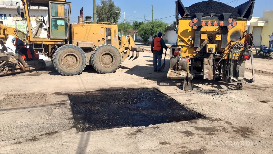 Arranca en Torreón programa emergente de bacheo