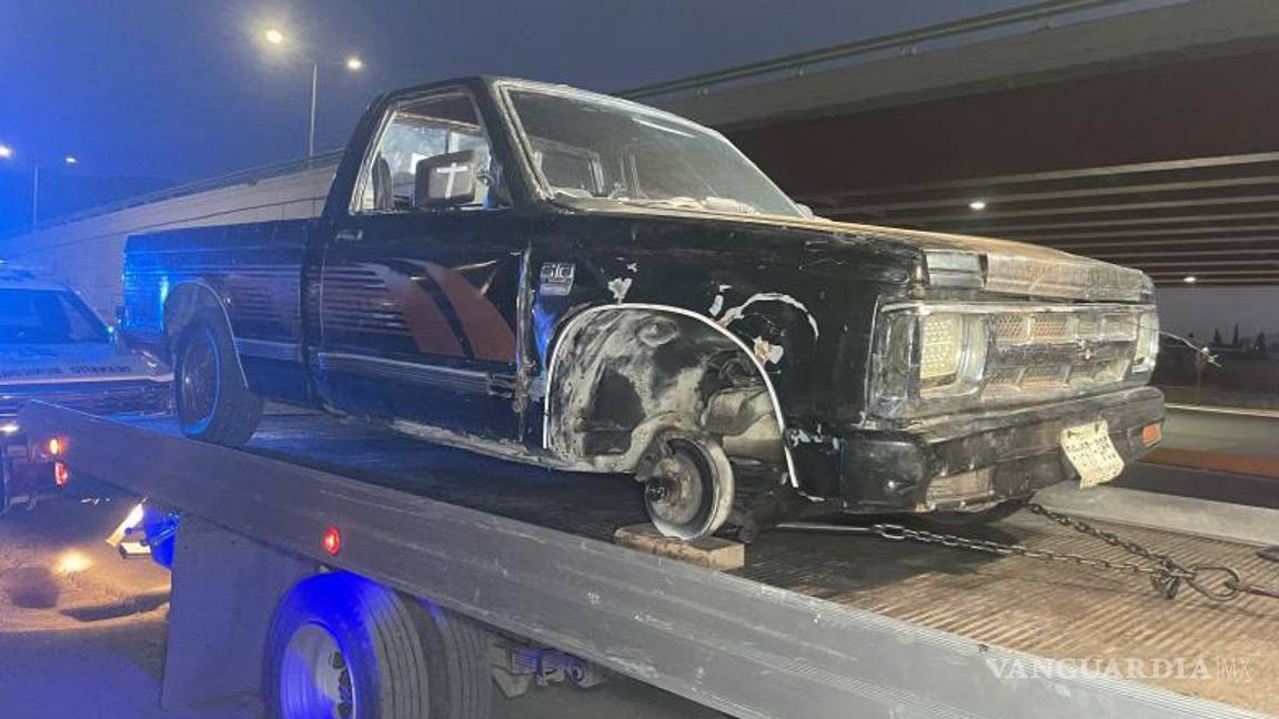 $!El conductor de la camioneta fue detenido y trasladado al Ministerio Público para responder por los daños ocasionados.