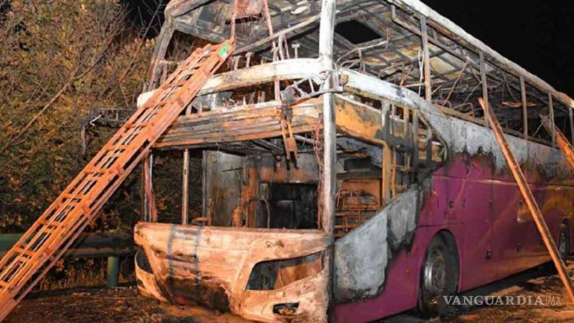 Tragedia en China: mueren 26 tras incendio de autobús