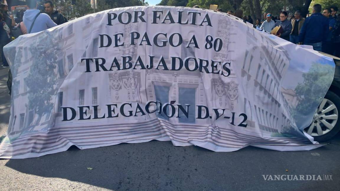 $!Integrantes de la Sección 61 del sindicato señalaron que, pese a los oficios enviados, no han recibido respuesta a la problemática de pagos.