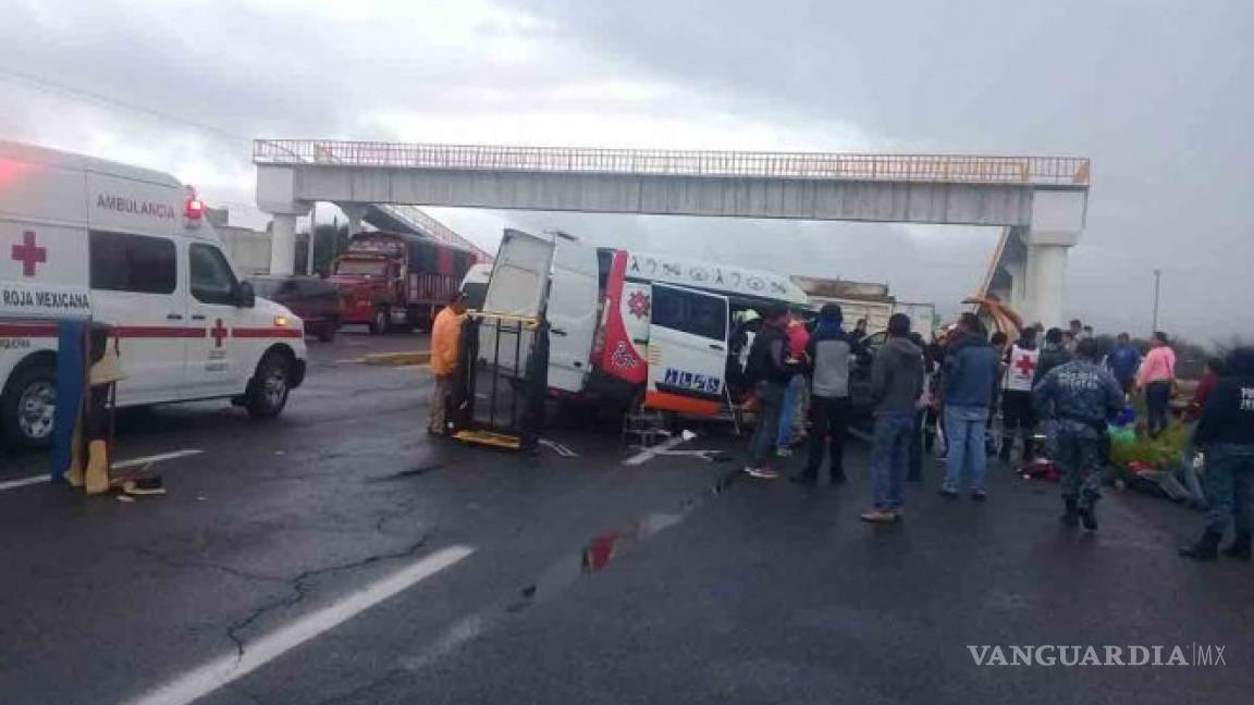 Camioneta del DIF se accidenta en Hidalgo; mueren 3
