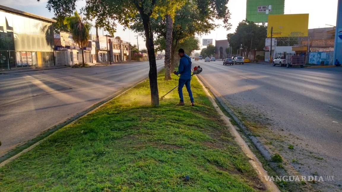 Parques y Jardines de Torreón atiende más de 90 espacios públicos en esta semana