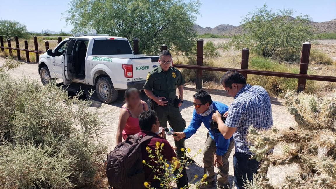 Detienen a 700 migrantes indocumentados en frontera de Sonora y Arizona