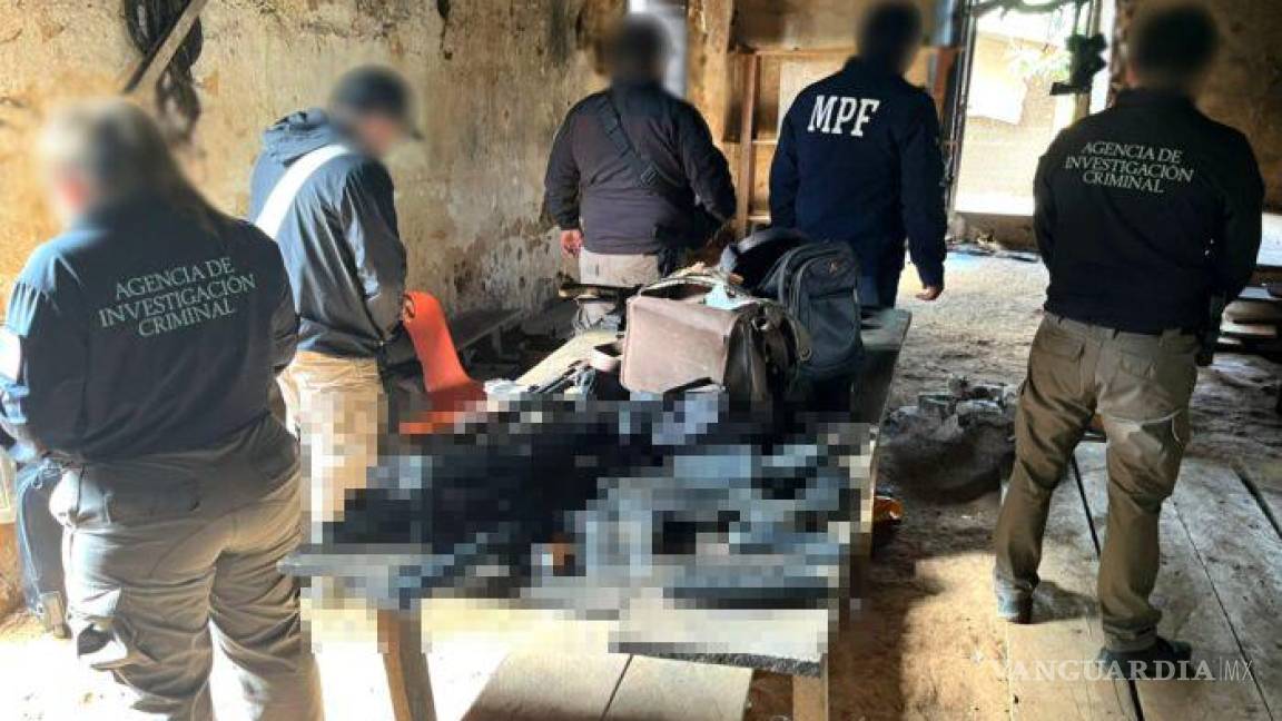 FGR asegura arsenal en rancho de Pantelhó, en Chiapas