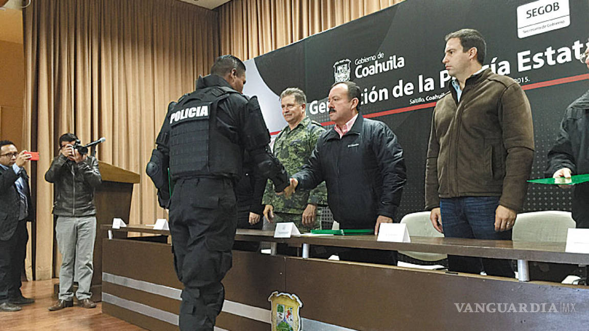 Tiene Coahuila 65 nuevos policías estatales