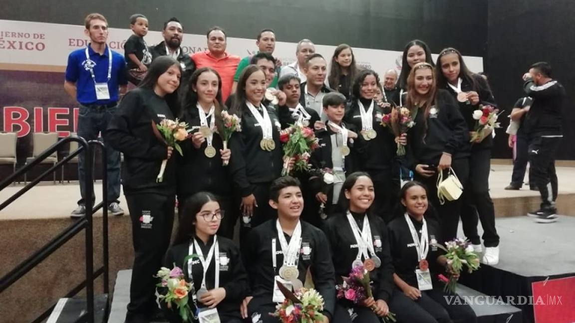 Coahuilenses arrasan en Juegos Nacionales populares