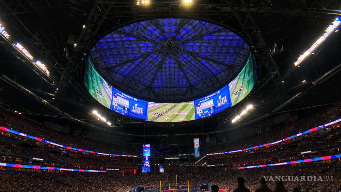 El techo del Mercedes Benz también será parte del espectáculo de la NFL