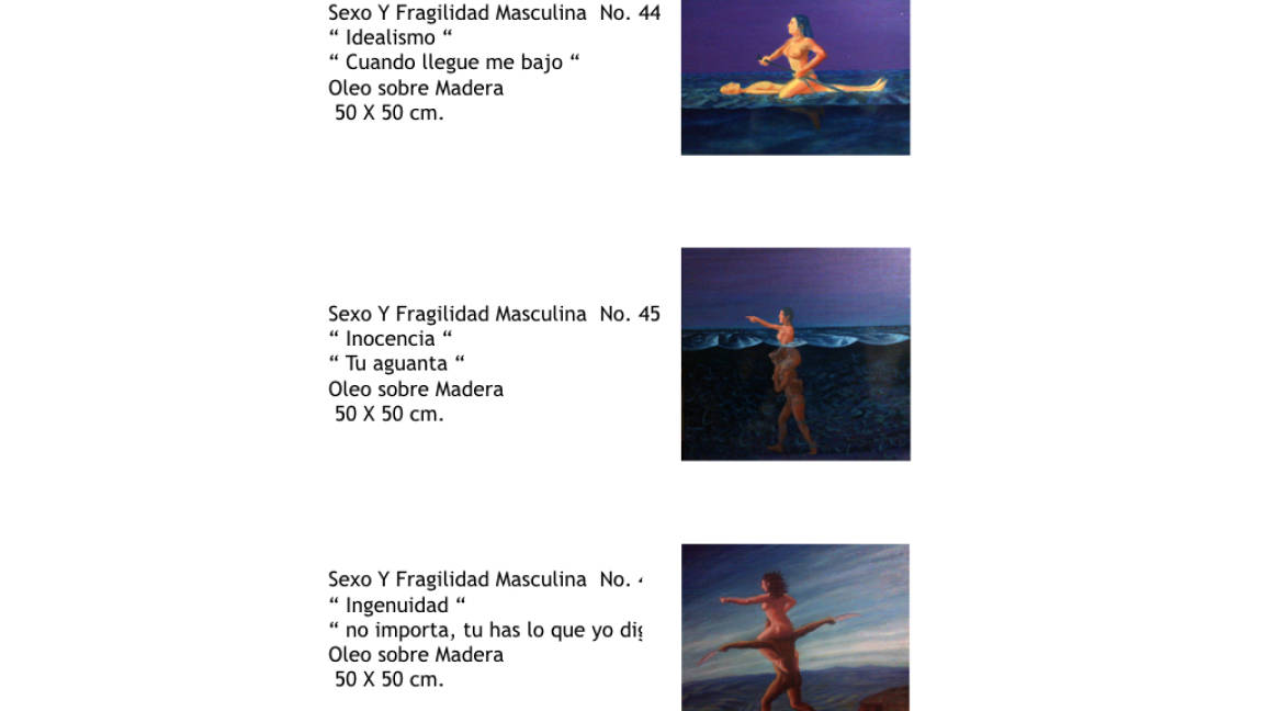 $!Fragilidad Masculina