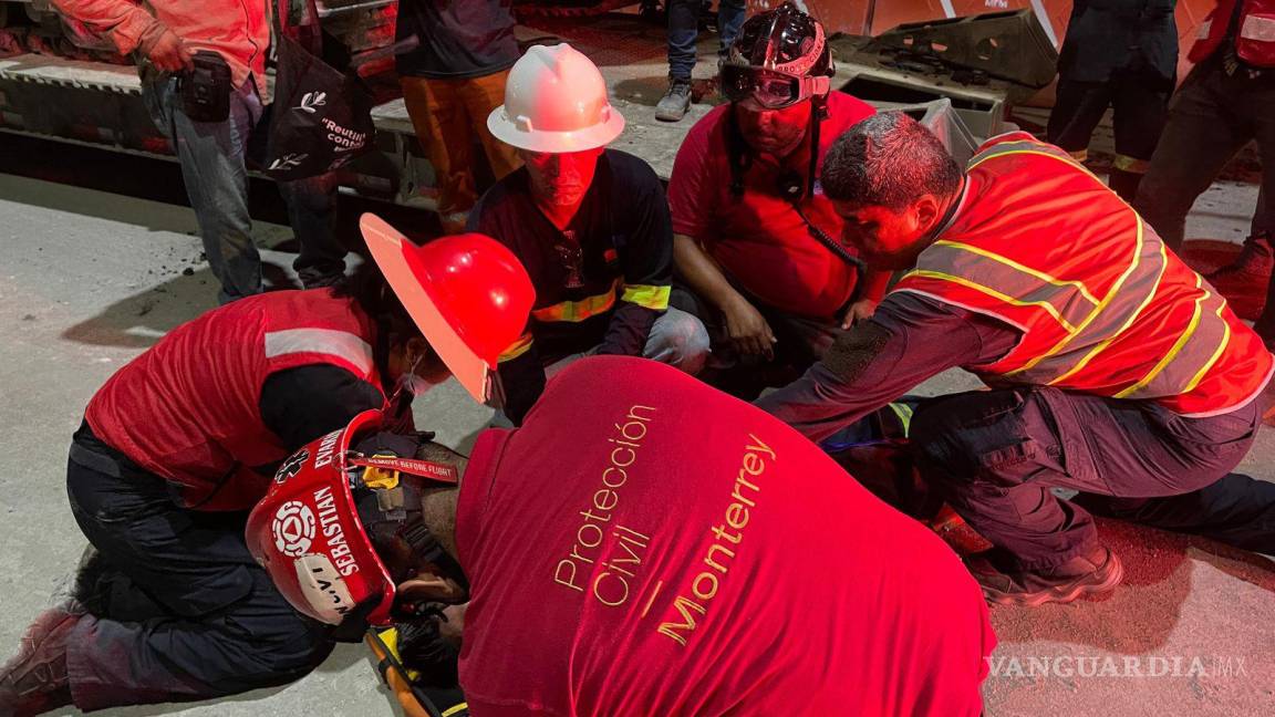 Trabajador de la L4 del metro de Monterrey cayó desde cuatro metros