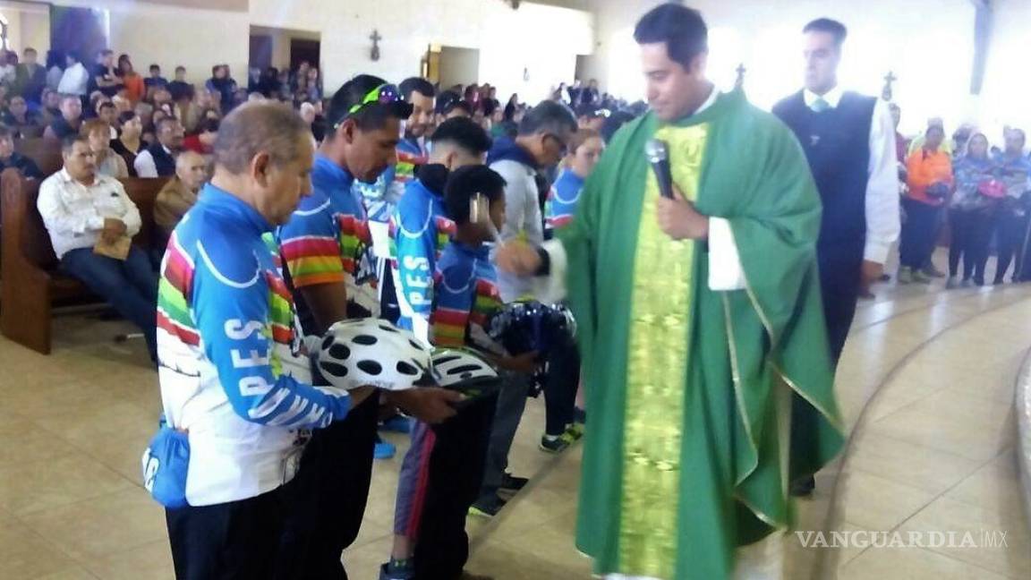 Este domingo ciclistas de Saltillo bendecirán sus cascos