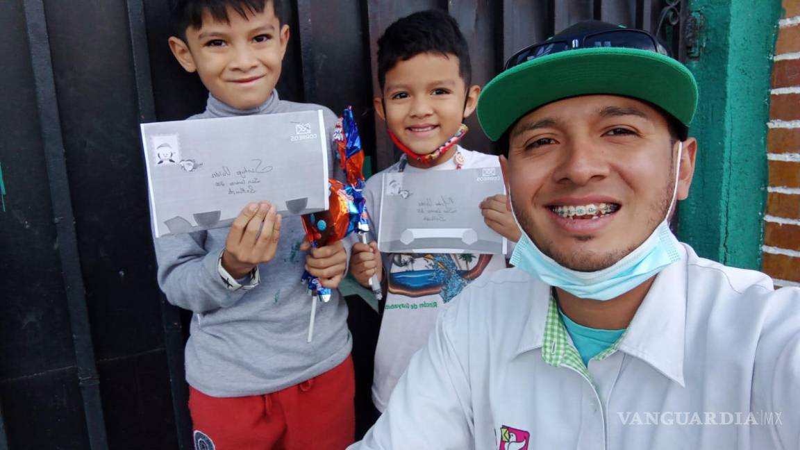 ¡Saltillo, intenta no llorar! Niños reciben cartas con respuesta de Santa Claus (video)