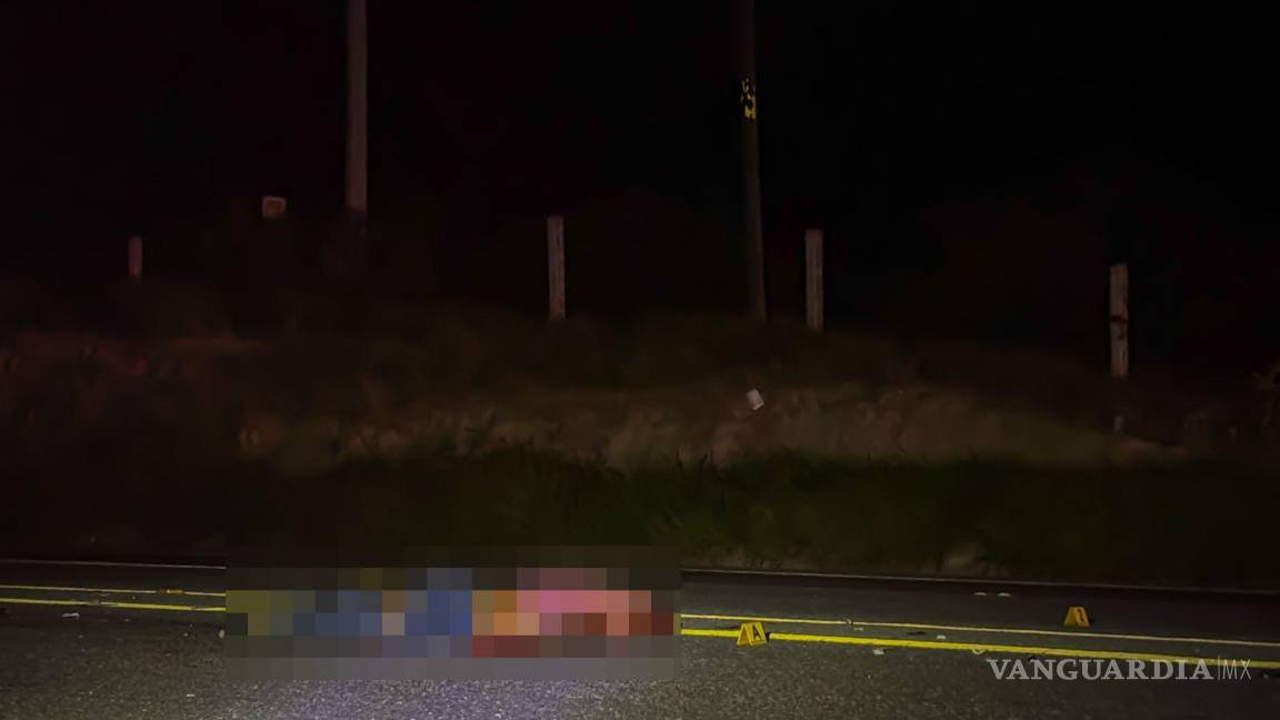 $!El hombre fue presuntamente embestido por un vehículo de carga que se dio a la fuga.