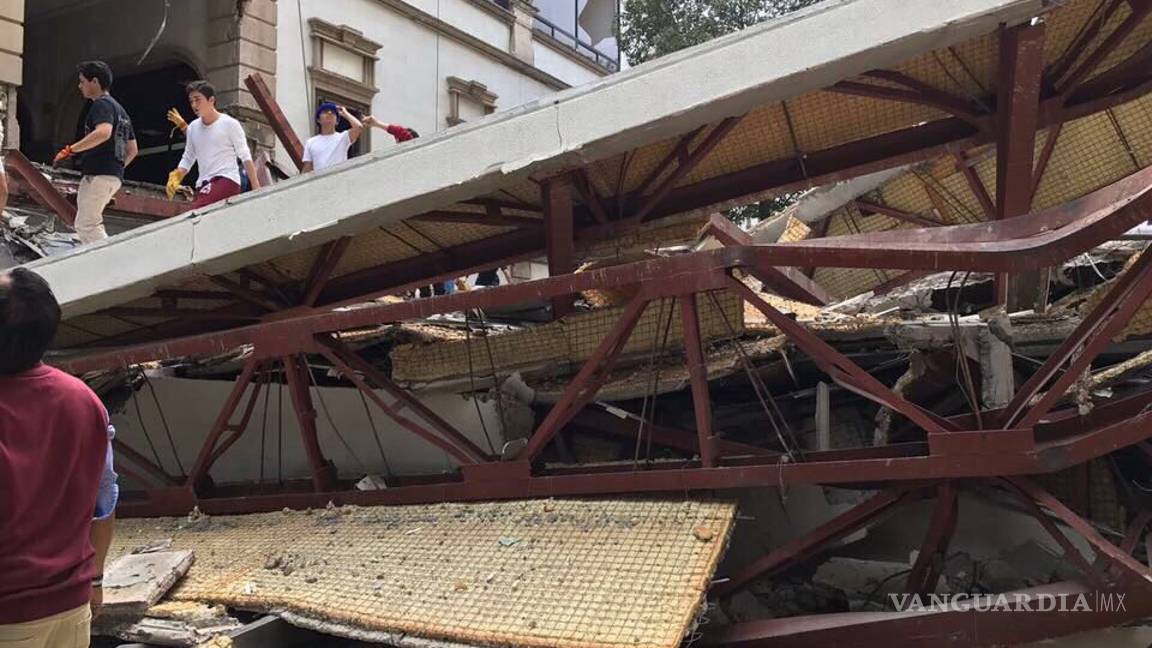 $!Fotos del desastre que dejó el sismo en la Ciudad de México