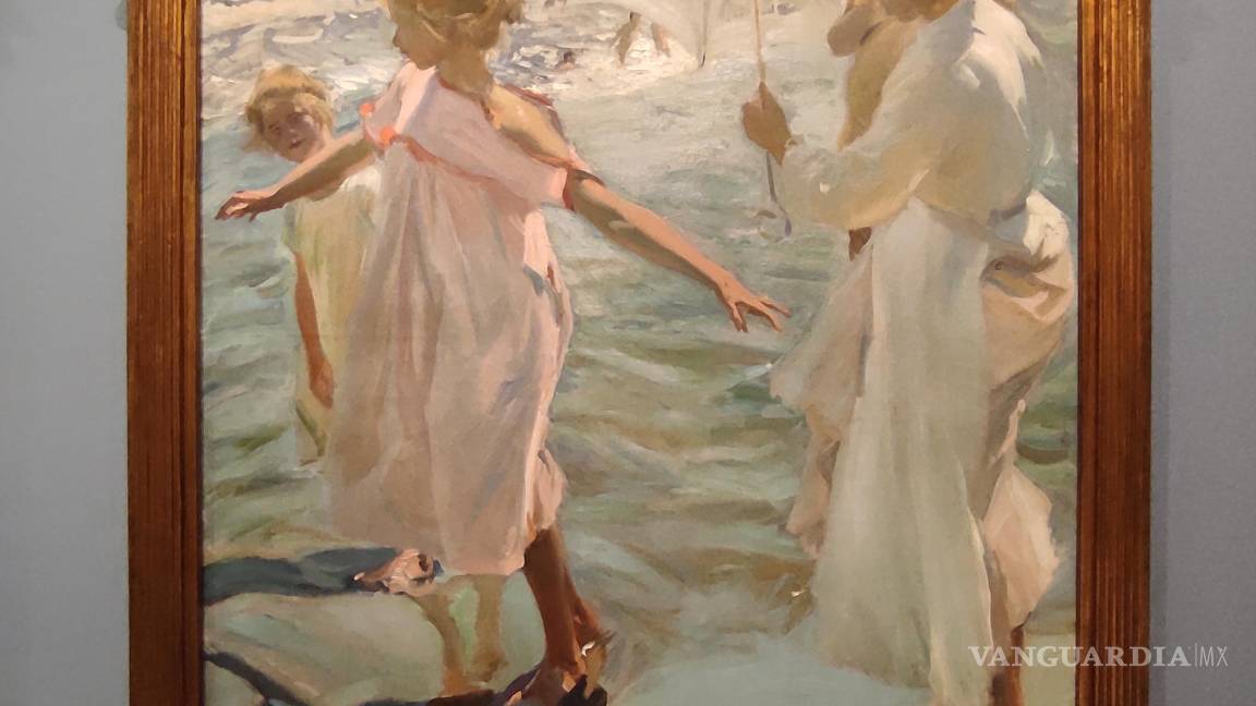 $!Niños en la playa de Joaquín Sorolla y Bastida.