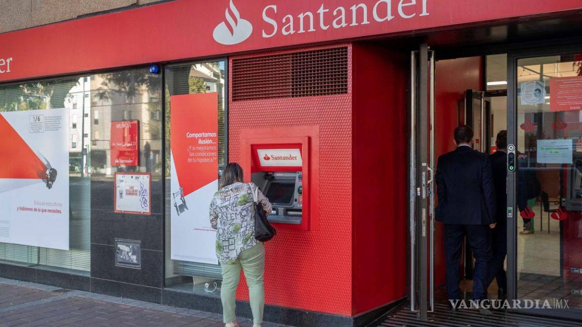 Aumentan ganancias de Santander en México 19%, a mil 163 millones de euros
