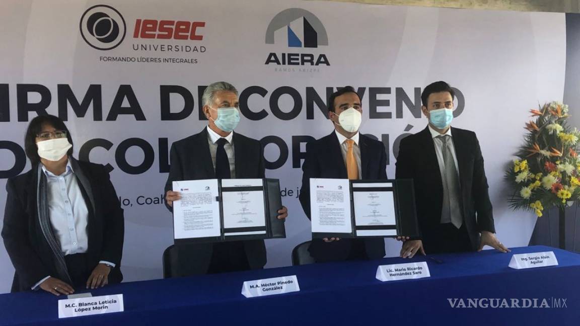 Firma la AIERA convenio de colaboración con Universidad IESEC