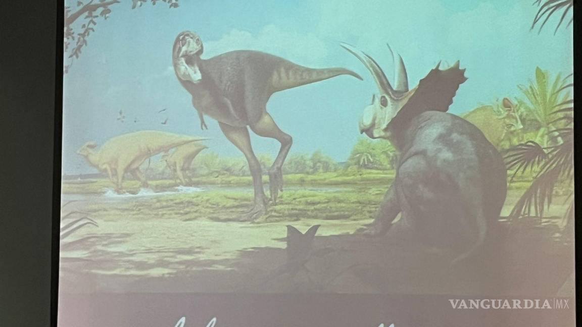 $!Representación artística de Labocania aguillonae, el primer tiranosaurio descubierto en Coahuila.