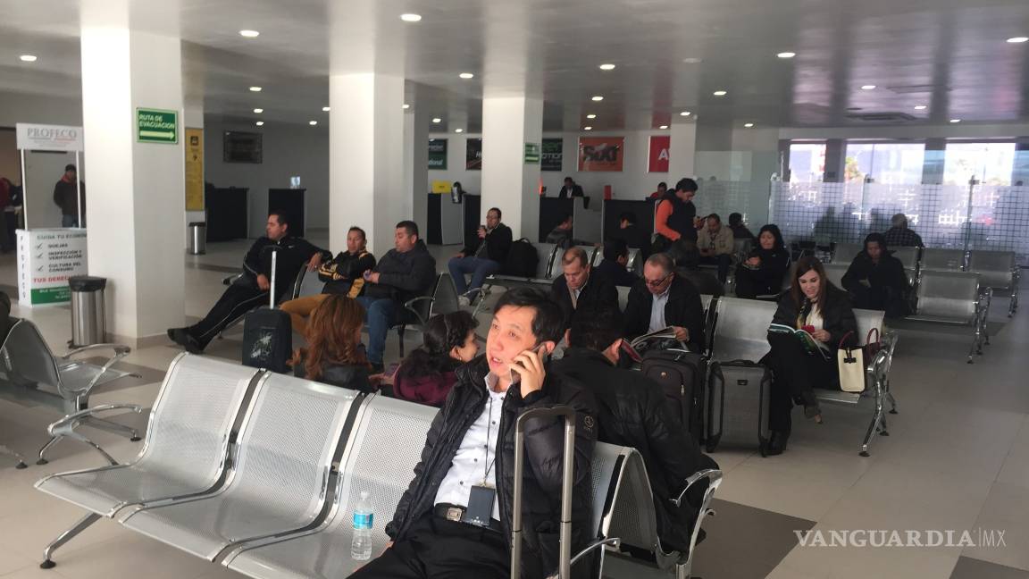 $!Se atrasa vuelo de Aeroméxico en Saltillo por mal clima en CDMX