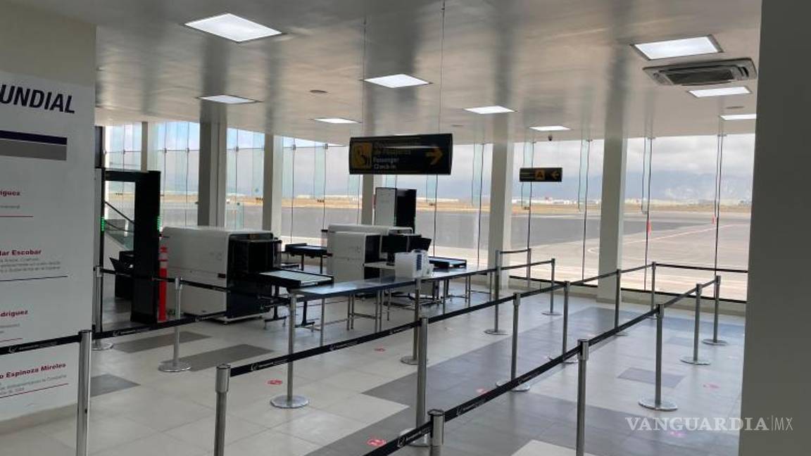 $!El aeropuerto cuenta con un módulo para embarque, desembarque y documentación de equipaje, con unifilas, pantallas y mobiliario de la aerolínea.