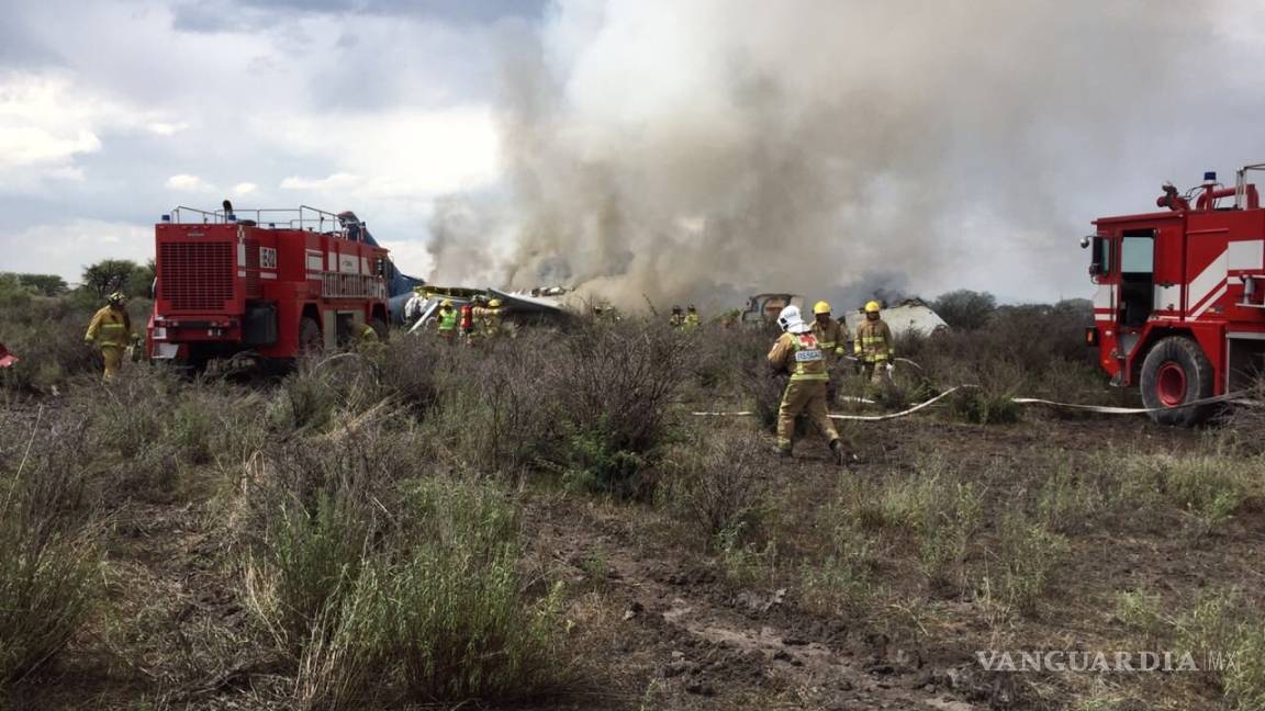 $!Se desploma avión de Aeroméxico a minutos de haber despegado; Gobernador de Durango informa que no hubo fallecidos