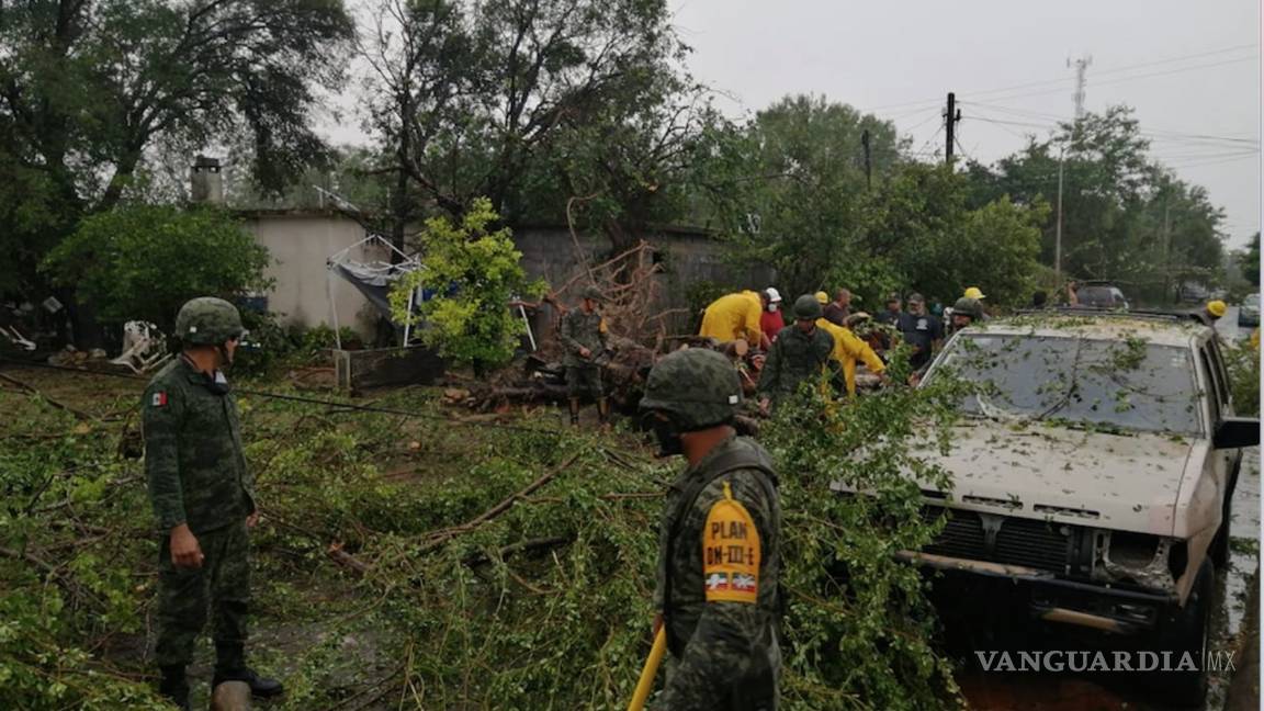 $!Huracán Hanna deja destrucción y desolación en su paso por Tamaulipas, Nuevo León y Coahuila (fotos)