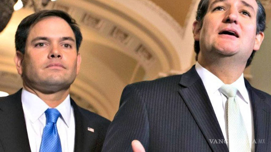 Ted Cruz y Marco Rubio podrían unirse contra Donald Trump