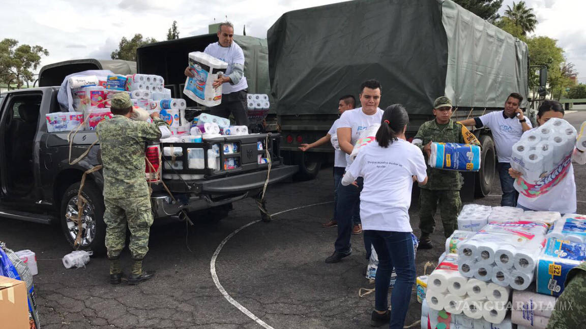 Dona FCA México 10 toneladas de víveres y artículos de limpieza