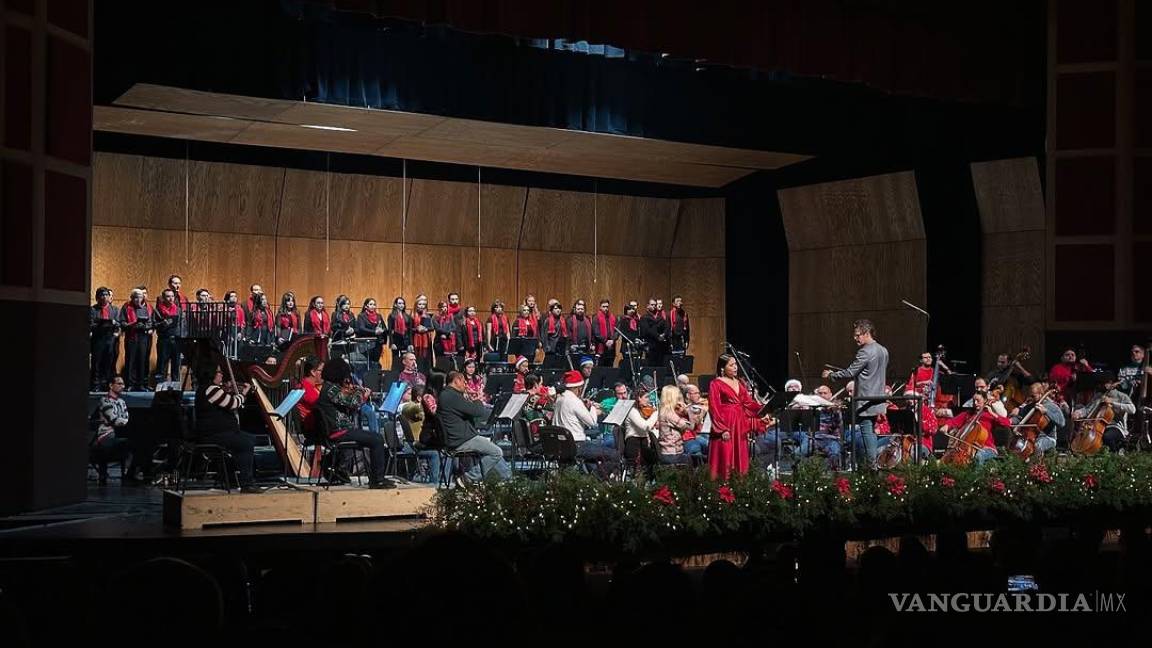 En vivo, desde el Teatro de la Ciudad, llevan la música navideña de la OFDC a todo Saltillo