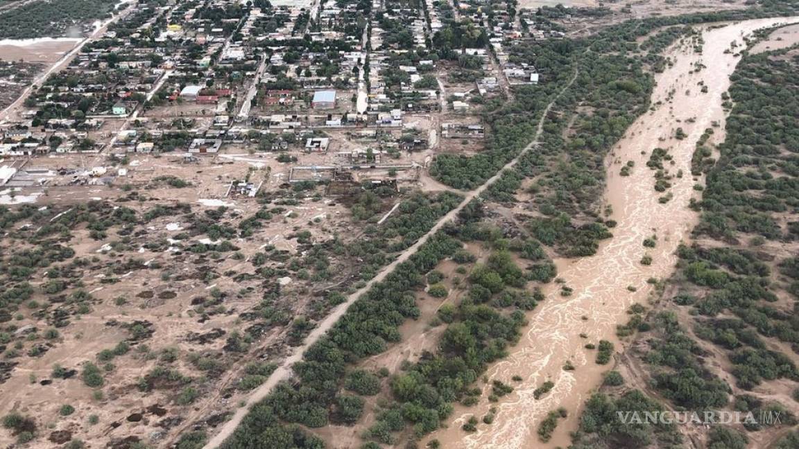 Emiten declaratoria de emergencia para Piedras Negras, Torreón y Acuña por inundaciones