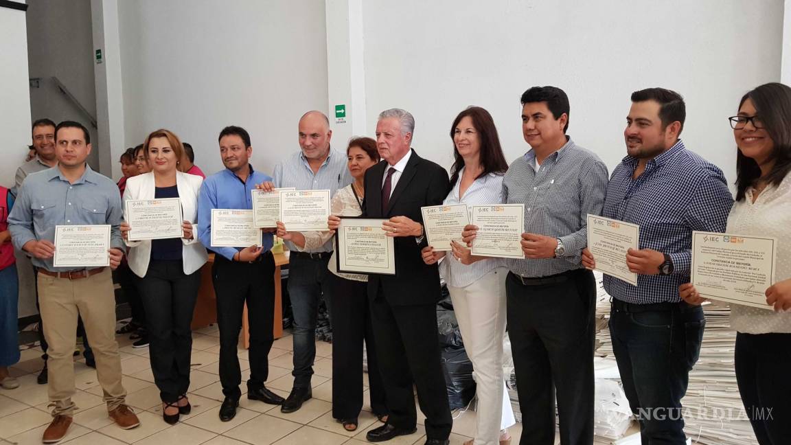 Recibe Jorge Zermeño constancia como ganador para alcalde de Torreón 2019-2021