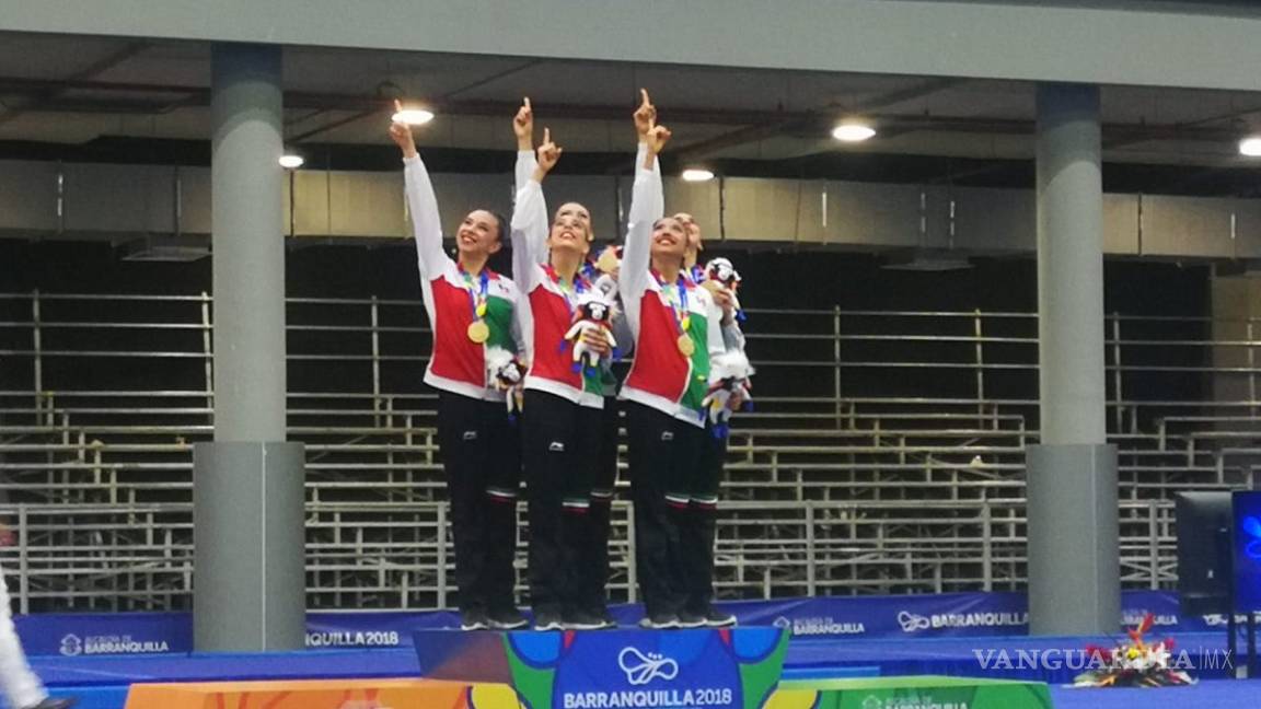 Y el primer lugar del podio en gimnasia rítmica ¡es para México!
