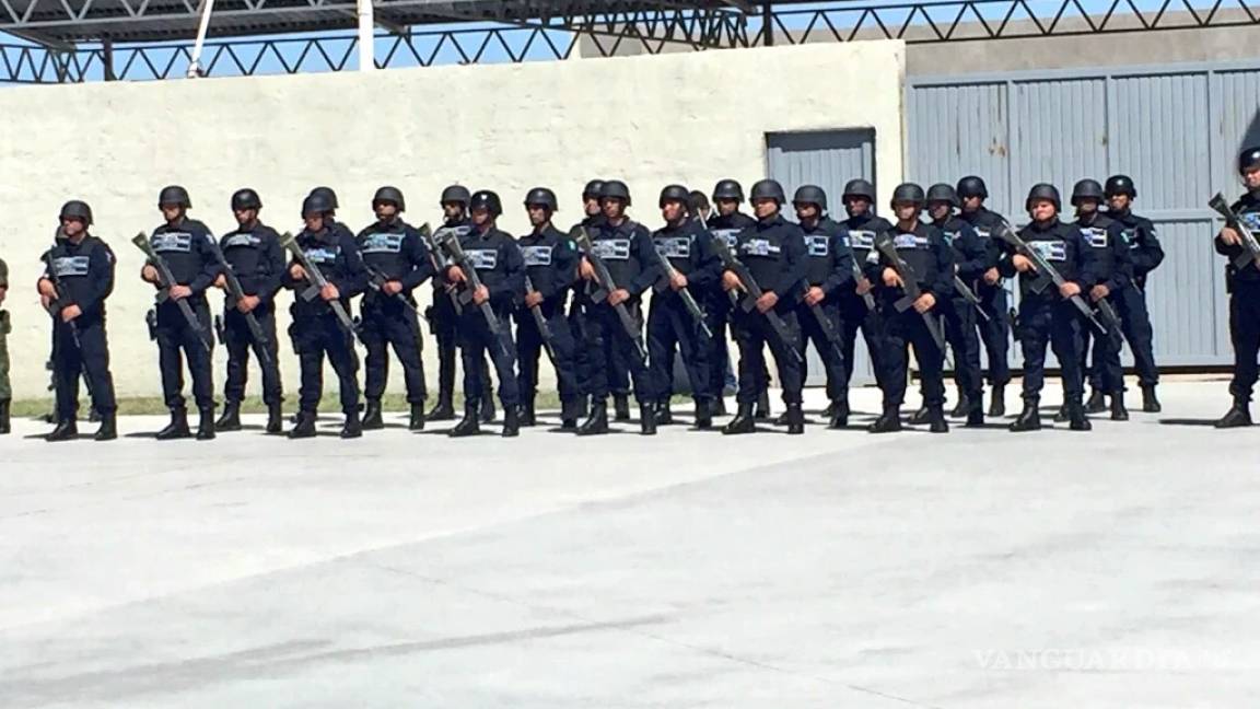 Fuerza Metropolitana de La Laguna inicia operaciones con 102 elementos