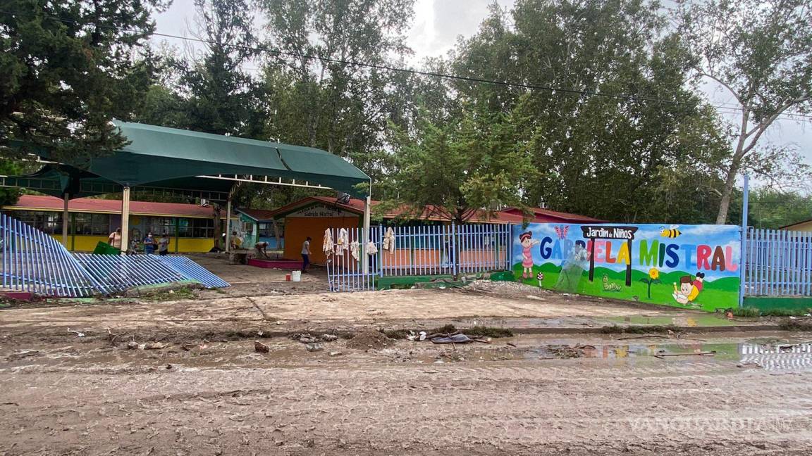 Jardín de Niños Gabriela Mistral en Múzquiz es el más dañado por lluvias: SEDU