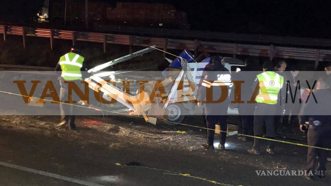 Accidente revela cadáver en carretera Saltillo-Monterrey