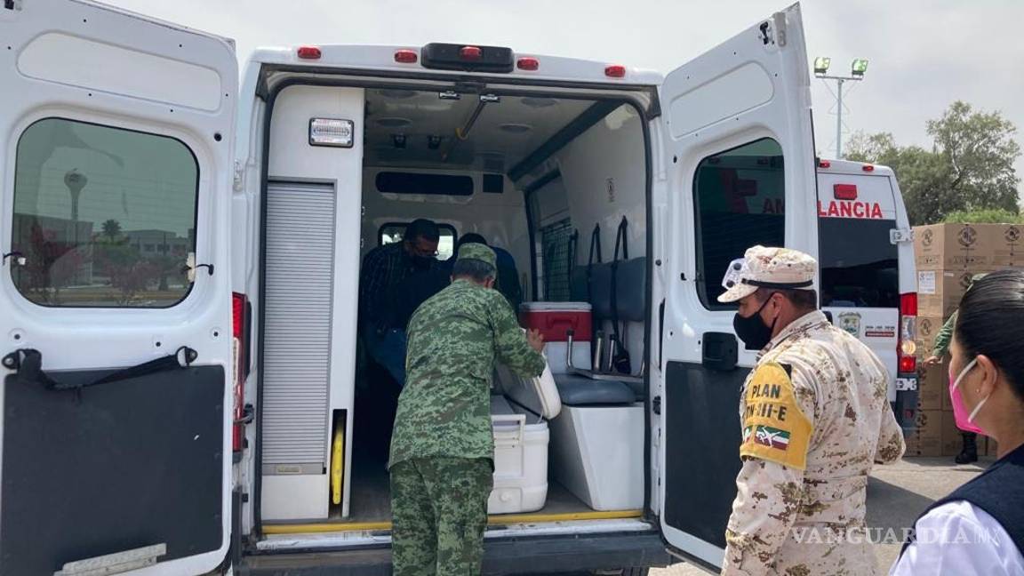 $!Arriban 20 mil vacunas antiCOVID a Coahuila; a la espera de segundas dosis para Arteaga