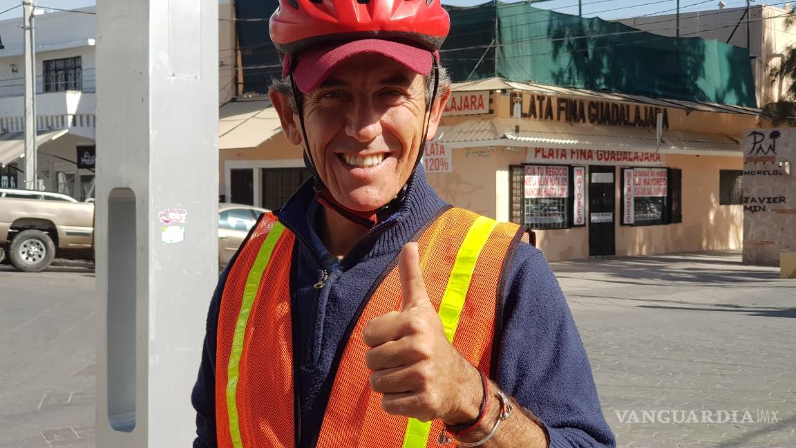 $!Saltillense recorre el país en bicicleta como ejemplo contra la obesidad