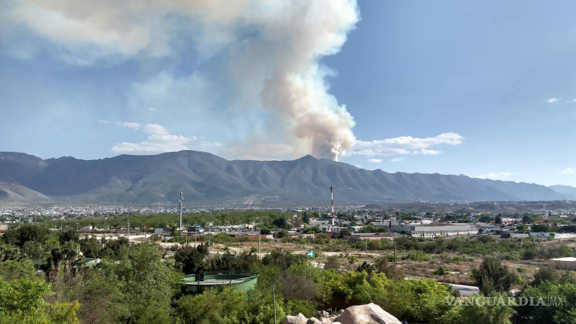 El incendio en el cañón de San Lorenzo de Saltillo en imágenes