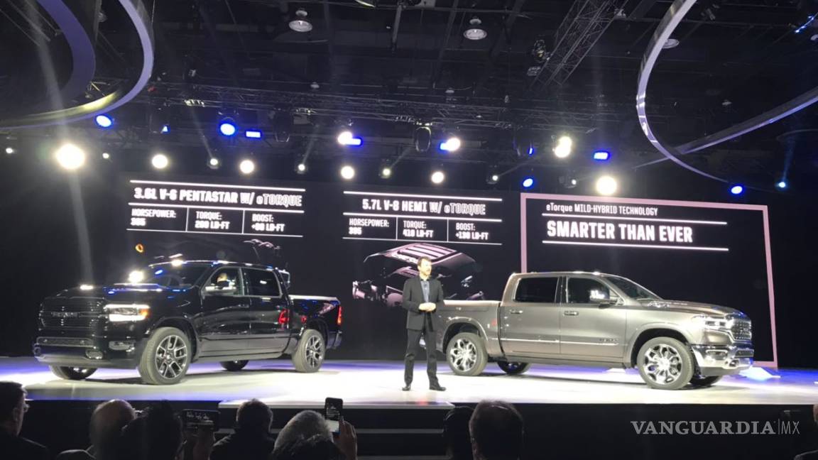 Primer vistazo a la Ram 1500 de 2019 presentada en el Auto Show de Detroit