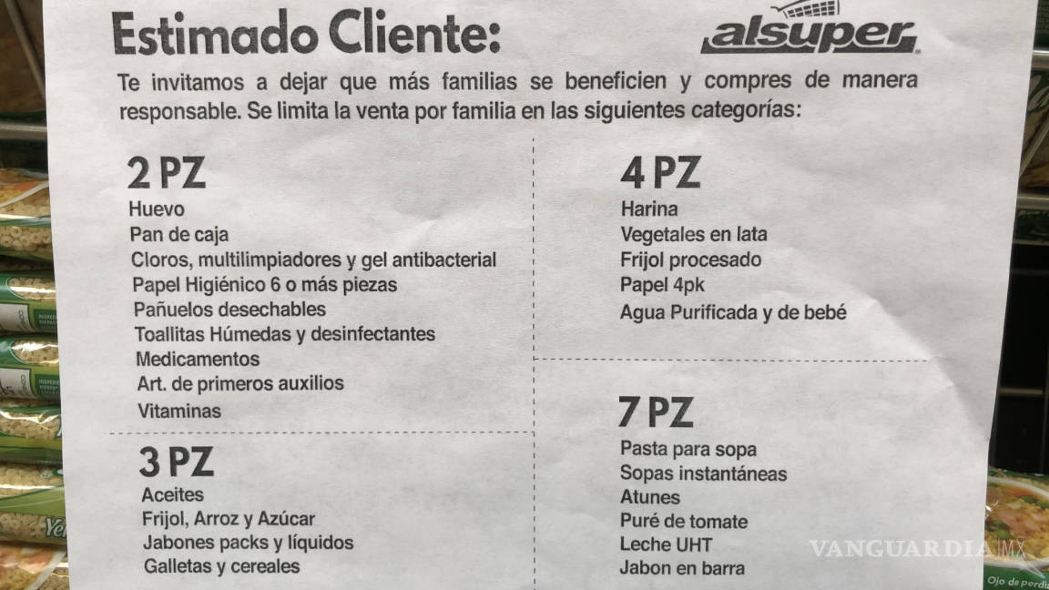 $!Así es hacer el súper en tiempos de coronavirus