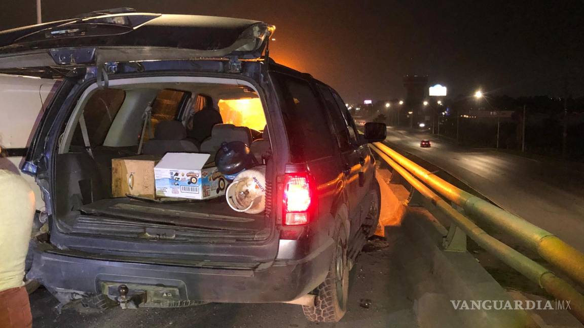 Saltillo: percance genera congestionamiento vial en Fundadores durante la madrugada