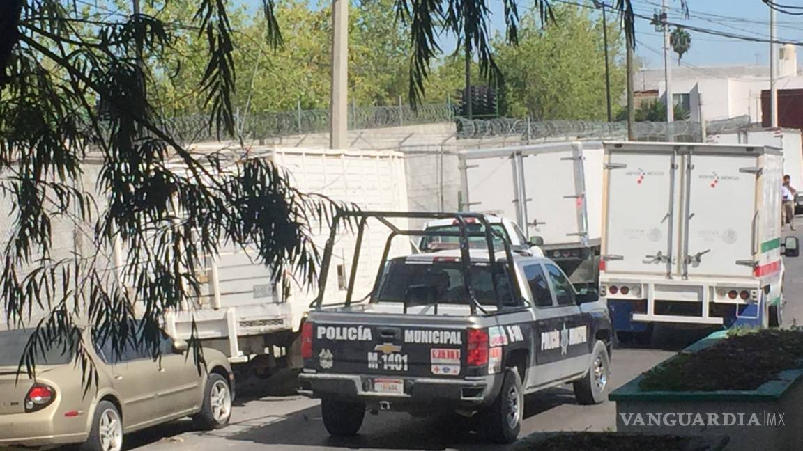 Realizan decomiso de droga a camión de 'Mover a México' en Saltillo