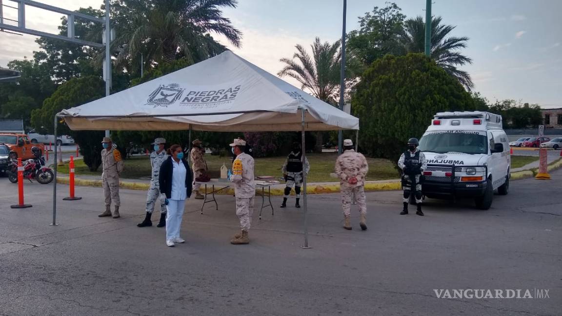 $!Coronavirus: Desplegados en el norte de Coahuila más de 300 elementos de la Guardia Nacional
