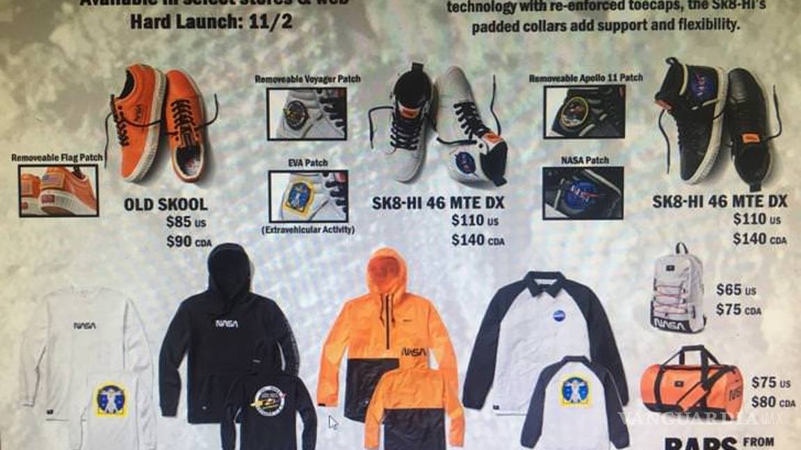 $!VANS celebra 60 años de la NASA con nueva colección de ropa y calzado