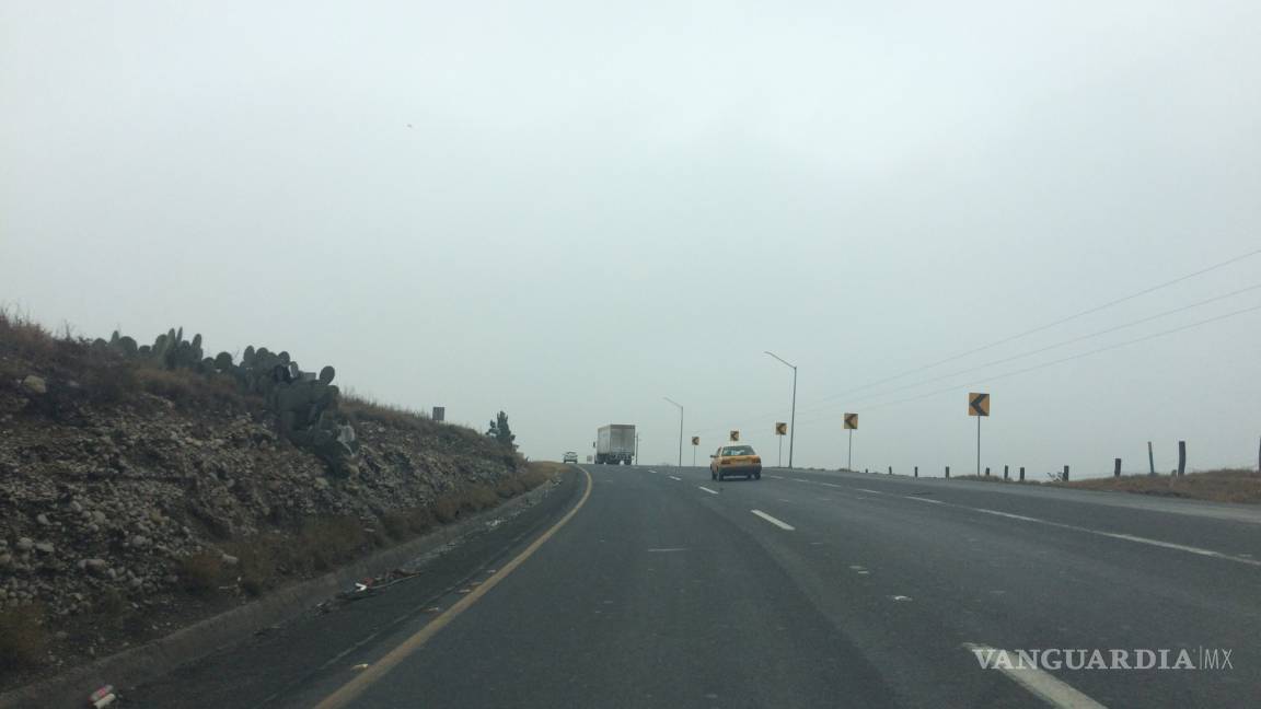 Reportan buena visibilidad en carretera Sal-Mon