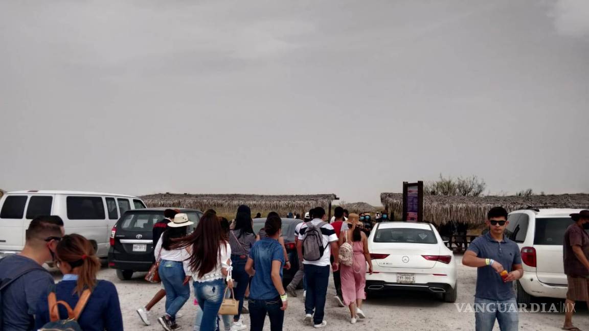 $!Cuatro Ciénegas recibió cerca de 10 mil personas el fin de semana no respeto protocolos sanitarios